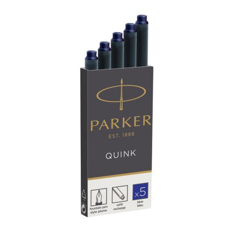 Naboje Parker Quink Niebieskie 5szt