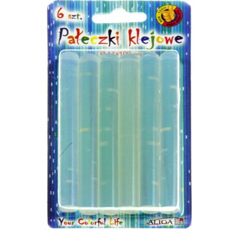 Klej do pistoletu Aliga 11mm, 6szt