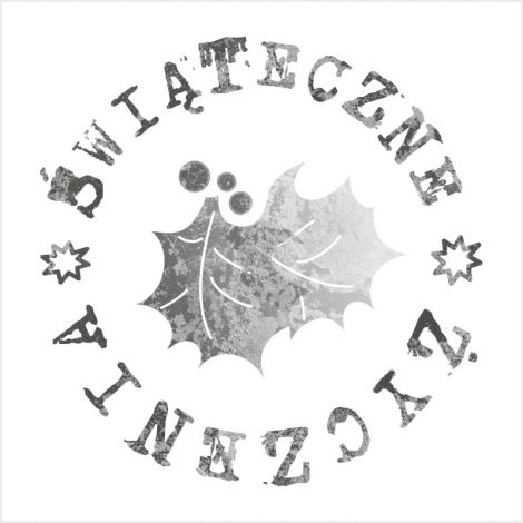 Stempel gumowy Crafty Moly Świąteczne Życzenia