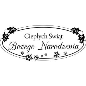 Stempel gumowy Crafty Moly Ciepłych Świąt