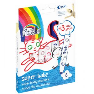 Pisaki Fiorello Super Baby dla maluchów, 8 kolorów