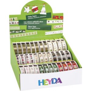 Tasiemka dekoracyjna Heyda z klejem 10m, Boże Narodzenie