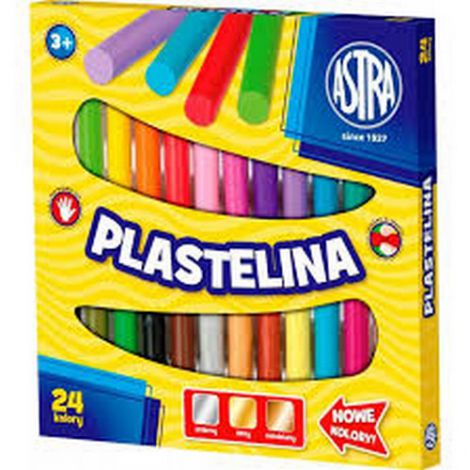 Plastelina Astra, 24 kolory