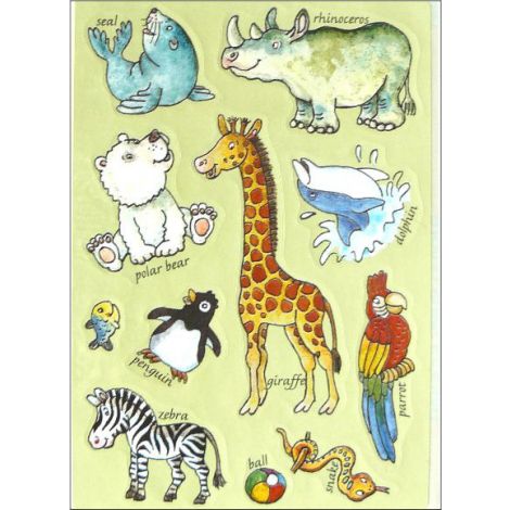 Naklejka Decor English "In the zoo I"
