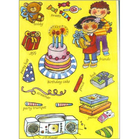 Naklejka Decor English "Birthday I"
