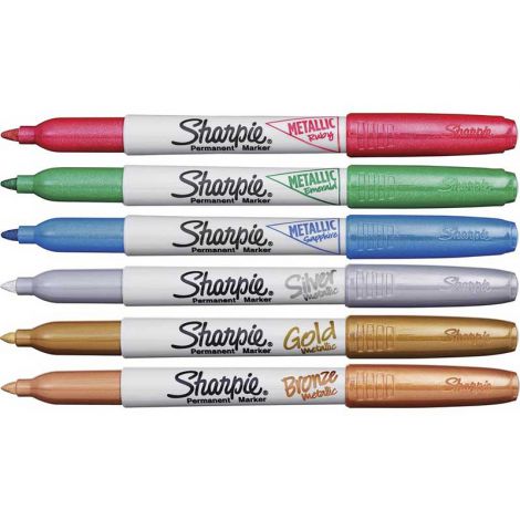 Marker permanentny Sharpie Metallic 1.0mm, Brązowy - 4