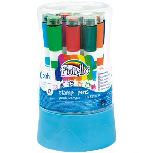 Pisaki ze stemplami Fiorello, 12 kolorów