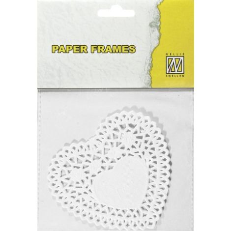 Serca z papieru 12 szt, 10 cm