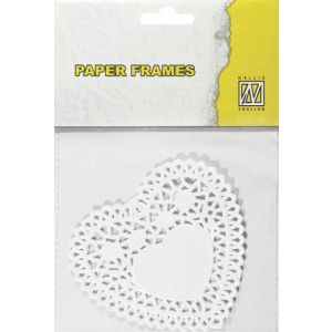 Serca z papieru 12 szt, 10 cm