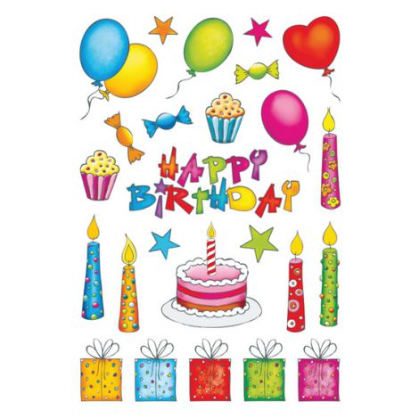 Naklejka Happy Birthday