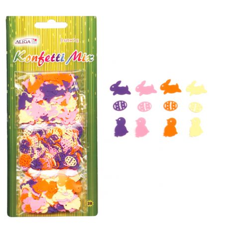 Konfetti Aliga Pastel 3x7g