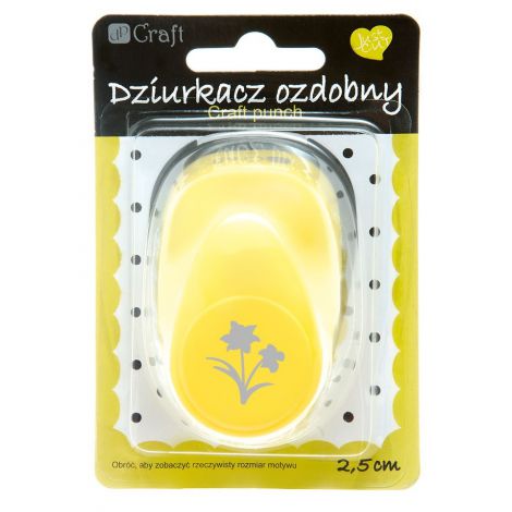 Dziurkacz ozdobny dpCraft 2,5cm Żonkil