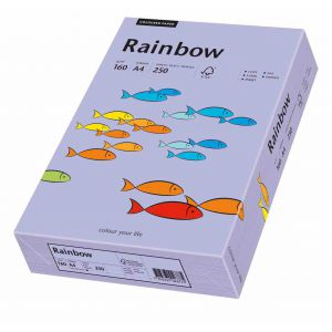 Papier ksero A4/250/160g Rainbow fioletowy