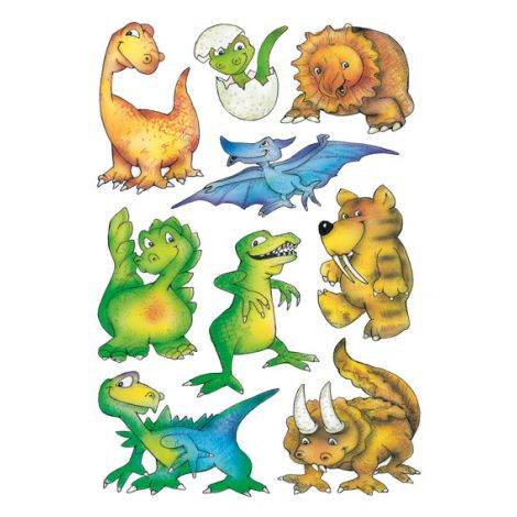 Naklejka Decor, Dinozaury