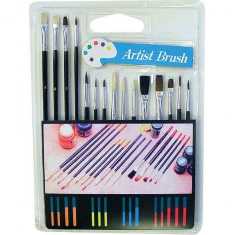 Pędzle Hasta szkolne Artist Brush, 15szt