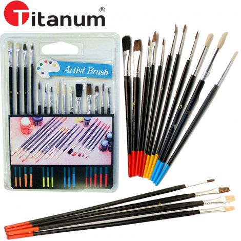 Pędzle Hasta szkolne Artist Brush, 15szt - 3
