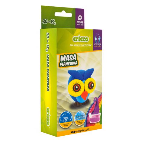 Masa piankowa Cricco, Zestaw Medium, Mix wzorów, 30 + 15g - 2