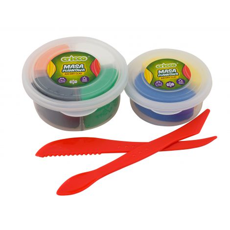 Masa piankowa Cricco, Zestaw Medium, Mix wzorów, 30 + 15g - 4