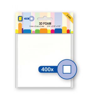 Kostki klejące 3D DAS dwustronne, 400szt