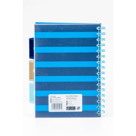 Kołozeszyt Pukka Pad Project Book Navy A5/100/80g kratka, niebieski - 3