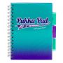 Kołozeszyt Pukka Pad Project Book Fusion A5/100/80g kratka, morski - 2