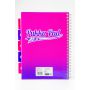 Kołozeszyt Pukka Pad Project Book Fusion A4/100/80g kratka, różowy - 3