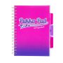 Kołozeszyt Pukka Pad Project Book Fusion A5/100/80g kratka, różowy - 2