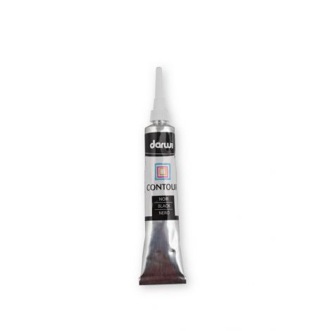 Konturówka do szkła Darwi 22ml, Czarna