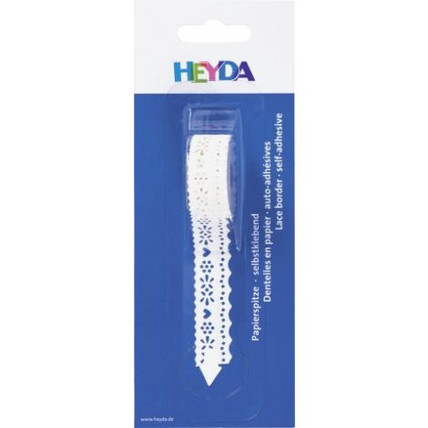 Koronka papierowa Heyda samoprzylepna Serduszka, 2m