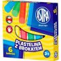 Plastelina Astra brokatowa, 6 kolorów - 2