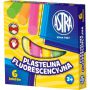 Plastelina Astra flurescencyjna, 6 kolorów - 2