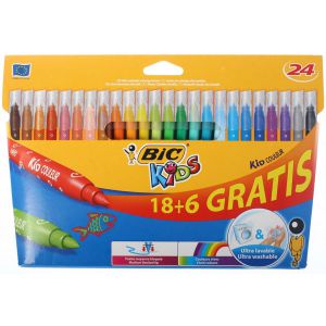 Pisaki Bic Kid Couleur, 24 kolory