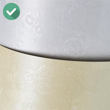 Karton ozdobny Argo A4/220/20szt Floral Diamentowa Biel