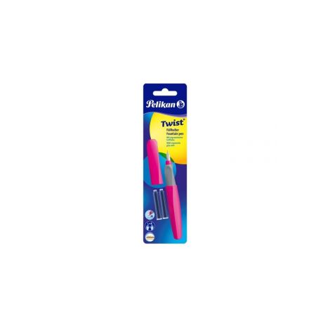 Pióro wieczne Pelikan Twist Różowo-szare - 5