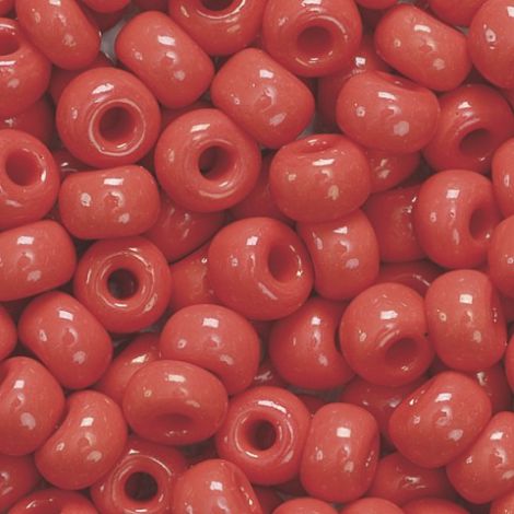 Koraliki szklane Knorr Prandell 5mm, Karminowe