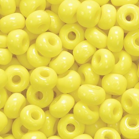 Koraliki szklane Knorr Prandell 5mm, Cytrynowe