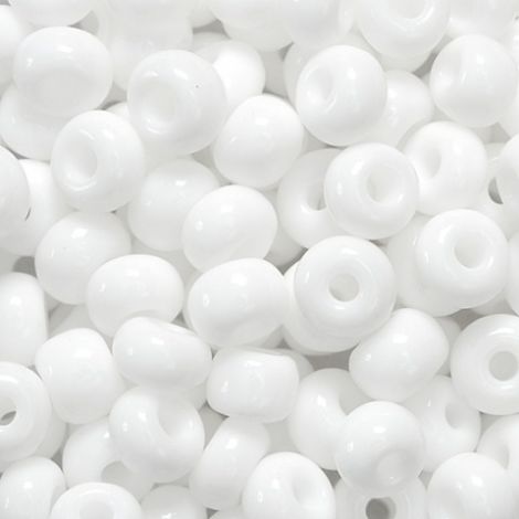 Koraliki szklane Knorr Prandell 5mm, Białe