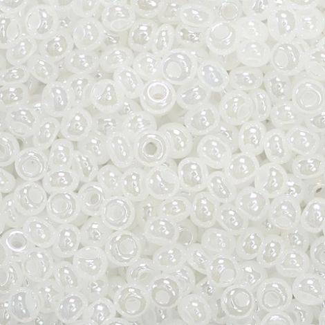 Koraliki szklane Knorr Prandell 2.5mm, Białe perłowe