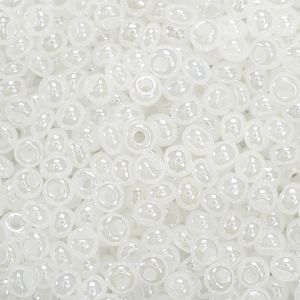 Koraliki szklane Knorr Prandell 2.5mm, Białe perłowe