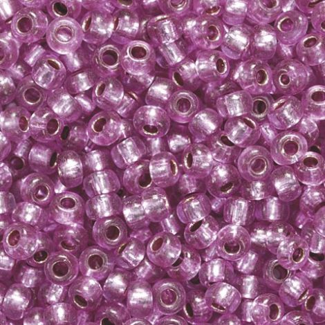 Koraliki szklane Knorr Prandell 2.5mm, Liliowe transparentne