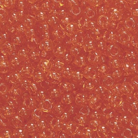 Koraliki szklane Knorr Prandell 2.5mm, Ceglaste transparentne