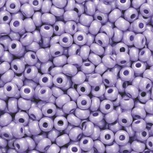 Koraliki szklane Knorr Prandell 2.5mm, Liliowe matowe