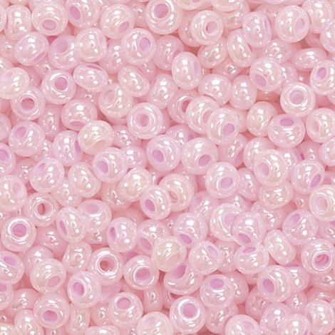 Koraliki szklane Knorr Prandell 2.5mm, Różowe perłowe