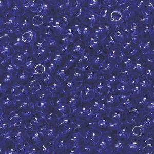 Koraliki szklane Knorr Prandell 2.5mm, Granatowe transparentne