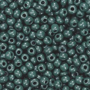 Koraliki szklane Knorr Prandell 2.5mm, Zielone ciemne