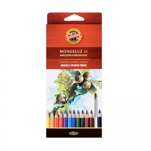 Kredki akwarelowe Koh-i-Noor Mondeluz, 24 kolory