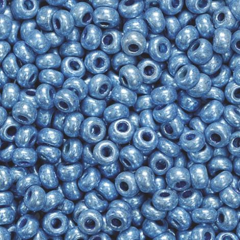 Koraliki szklane Knorr Prandell 2.5mm, Niebieskie metaliczne