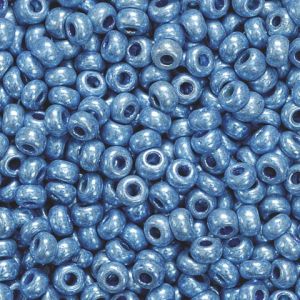 Koraliki szklane Knorr Prandell 2.5mm, Niebieskie metaliczne