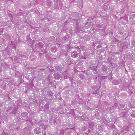 Koraliki szklane Knorr Prandell 2.5mm, Fioletowe jasne transparentne