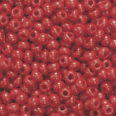 Koraliki szklane Knorr Prandell 2.5mm, Czerwone